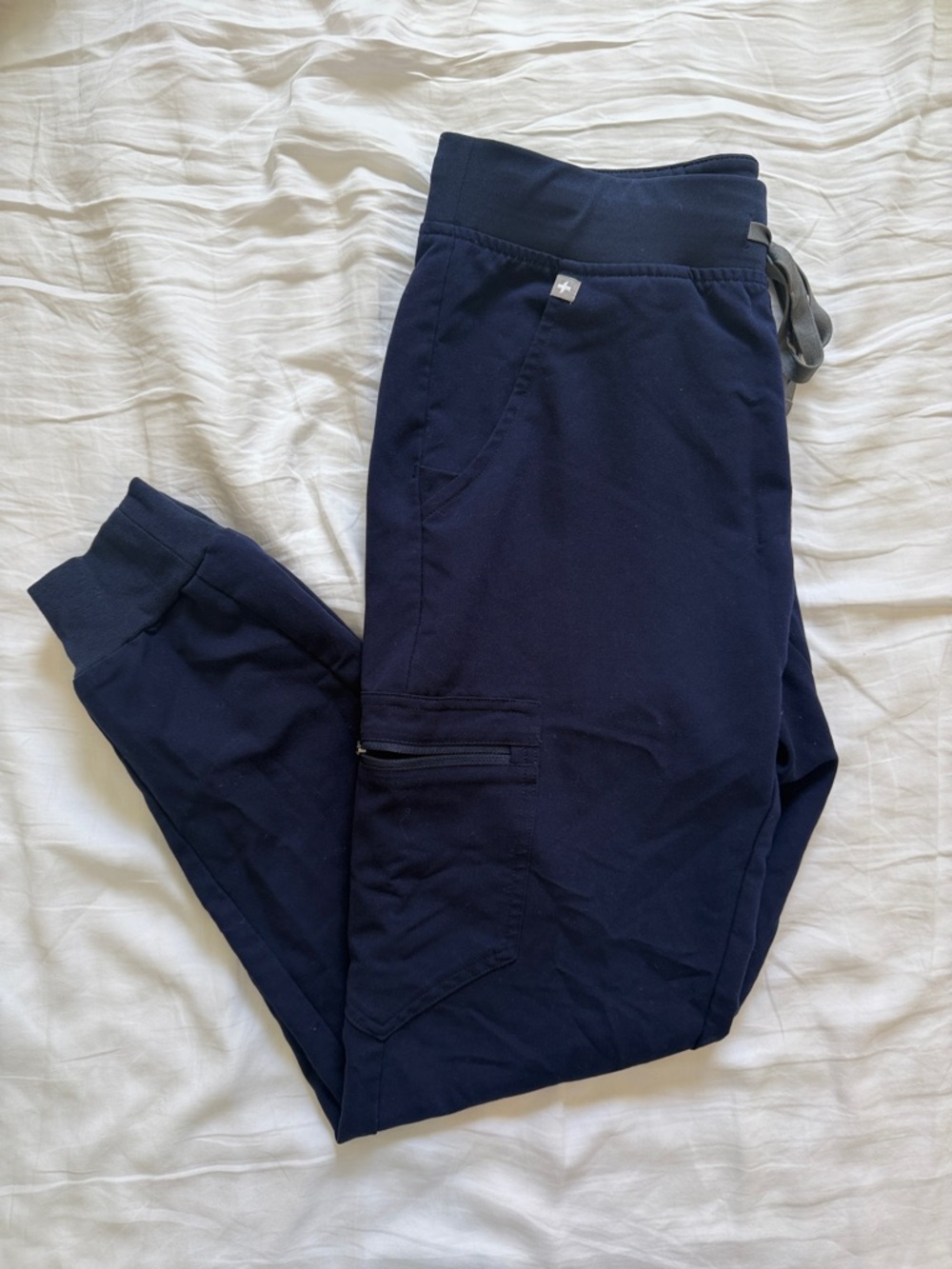 Figs Women’s Navy Blue Jogger Pants with Drawstring